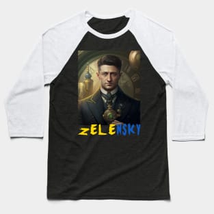 Zelensky Digital Artwork Baseball T-Shirt